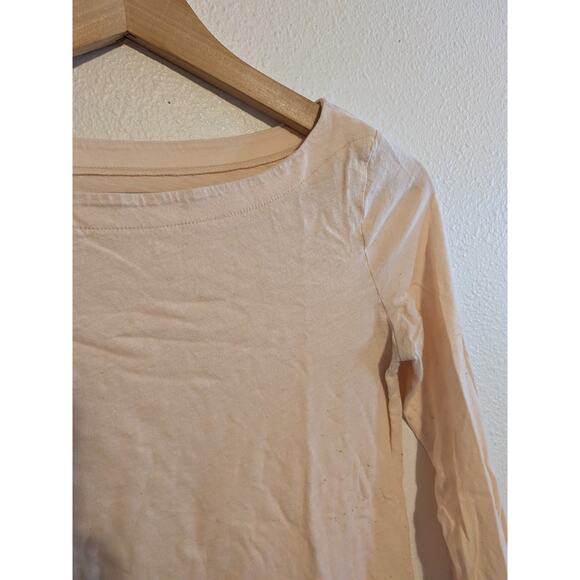 Loft outlet peach colored quarter sleeve basic tee size XS - Picture 4 of 7